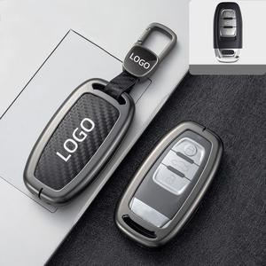 Conception Simple de luxe pour 2020 <span class=keywords><strong>audi</strong></span> Sq5 Q3 F3 <span class=keywords><strong>coque</strong></span> de protection de porte-clés de voiture en Fiber de <span class=keywords><strong>carbone</strong></span> - Product Image 2