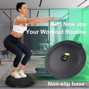 ลูกบอลโยคะทรงครึ่งวงกลม พร้อมเชือกดึง สำหรับพิลาทิสและการฝึกความสมดุล - Product Image 4