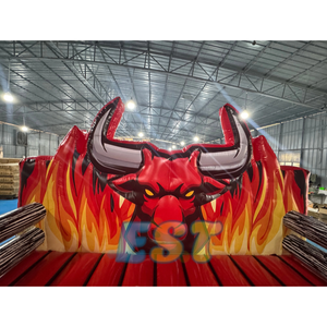 Rodéo gonflable équitation taureau mécanique prix des fabricants adultes <span class=keywords><strong>fou</strong></span> tour machine boîte <span class=keywords><strong>de</strong></span> contrôle <span class=keywords><strong>feu</strong></span> jeu <span class=keywords><strong>de</strong></span> taureau mécanique - Product Image 6