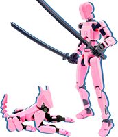 Multi-Joints Movable Cool 3D Dummy 13 Robot Anime Action Figures PVC Sensory Fidget Toys for Boys