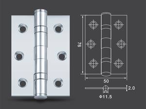 Küçük küçük menteşe 3 inç saten parlak paslanmaz çelik rulman popo kapı menteşesi pencere alev menteşeler - Product Image 6