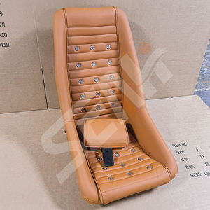 Коричневое модифицированное автомобильное сиденье WZSEAHI для японских фанатов классического автомобиля гоночного автомобиля ковшеобразное сиденье - Product Image 2