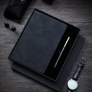 Tùy chỉnh công ty Quà Tặng thiết lập A6 A5 A4 bìa cứng Pu Tạp Chí da máy tính xách tay với xoắn ốc ràng buộc in phong cách - Product Image 6