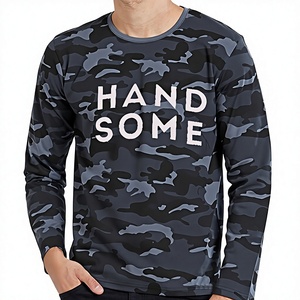 Camisetas de Manga Larga Ecológicas para Hombre, Diseño de Logotipo Personalizado, Venta al Por Mayor, Camisetas Recicladas de Alta Calidad - Product Image 1