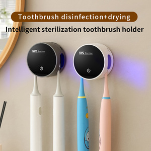 <span class=keywords><strong>Sterilizzatore</strong></span> <span class=keywords><strong>portatile</strong></span> <span class=keywords><strong>UV</strong></span> spazzolino da denti per due persone uso a parete Design con funzione di disinfezione per bagno di casa - Product Image 2