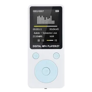 Portable MP3 MP4 Lossless Sound Music Player FM Recorder Walkman Player Mini Support Music, Radio, Recording, MP3, TF Card