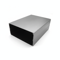 Radiator Aluminium Ekstrusi Langsung dari Pabrik, Dimensi Kustom, Berwarna, Pendingin Peralatan Elektronik, Casing Aluminium