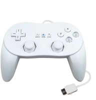 Manette filaire avec fonction de vibration compatible avec la manette classique Wii Pro Game Controller