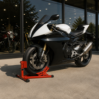 Support de roue avant de moto réglable et économique – Cale de roue de moto