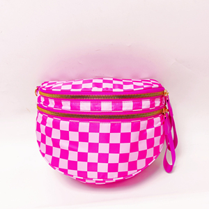 Riñonera de nailon impermeable jumbo personalizada, bandolera unisex para viajes al aire libre Keymay - Product Image 4