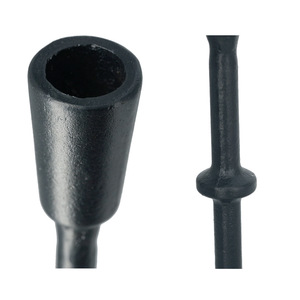 3 pièces de bougeoirs en fer noir de grande taille rétro pour salle à manger, articles de mariage, bougeoirs en métal doré pour la décoration de la maison - Product Image 5