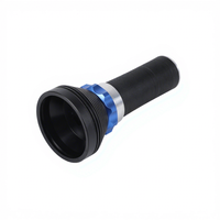 Casing Aluminium CNC Custom OEM ODM, Cetakan Aluminium Hitam Anodized, Heatsink untuk Peralatan Industri