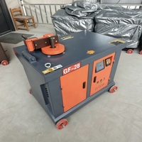 Machine à cintrer les étriers automatique GF28, haute précision, CNC, pour barres d'armature en acier, matériel de construction, 6-25 mm