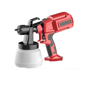 เครื่องพ่นสีไฟฟ้าไร้สายคุณภาพสูงแบบ DIY ใช้แบตเตอรี่ลิเธียมไอออน HVLP ความจุถ้วย 800 มล. แรงดัน 2500PSI สำหรับรถยนต์และโลหะ - Product Image 1