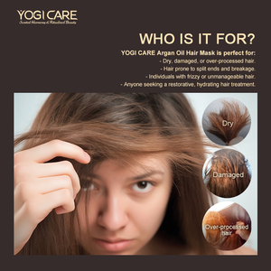 YOGI CARE - Mascarilla Capilar Reparadora e Hidratante con Aceite de Argán Herbal Orgánico - Product Image 4