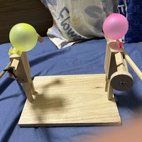 Nouveau design 2024, guerrier de ballon en bois, vente chaude, jeu familial et de couple, jouet éducatif