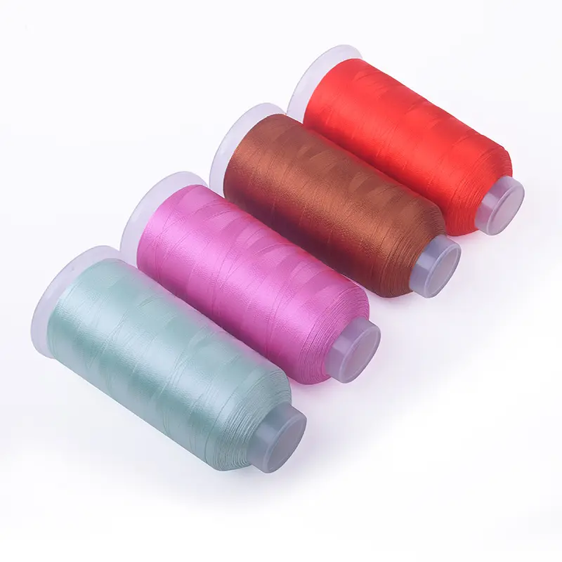 خيوط تطريز مصنوعة من الحرير الصناعي الفيسكوز بنسبة 100% بسعر الجملة من الجهة المصنعة