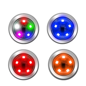 Nueva Luz Ambiental de 5smd, Luz Estroboscópica LED Inalámbrica de Colores, Luz de Advertencia Impermeable para Conducir, para Automóvil, Motocicleta, Camión - Product Image 2