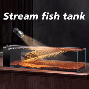 卸売 中小型 高透明ガラス ランドスケープ アクアリウム ストリーム 水槽 - Product Image 4