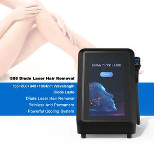 Épilation indolore de machine d'épilation de laser de diode professionnelle portative 808nm avec l'équipement de beauté de dispositif de refroidissement de glace - Product Image 5