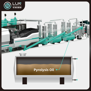 Usine de pyrolyse de type continu en gros pour les boues de pétrole Machines de traitement des déchets bon marché pour la conversion d'huile en huile - Product Image 5
