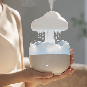 Nouveau nuage de pluie humidificateur diffuseur blanc bruit parfum parfum goutte à goutte eau pluie son Machine ménage nuage goutte de pluie arôme - Product Image 1