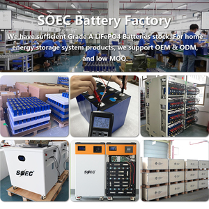 Batería de Litio SOEC 400Ah 51.2V 20kWh LiFePO4, Gabinete de Almacenamiento Residencial, BMS Inteligente de 200A, 6000 Ciclos, Paquete de Energía de Respaldo para Hogar con Energía Solar - Product Image 6
