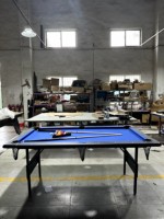 SZX Portable 6-7 FT Table de billard pliante Jeu de billard Snooker Comprend des queues de boules
