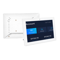 Tableta Android de 10.1 Pulgadas con Certificación BIS, RK3566, Montaje en Pared, Pantalla Publicitaria POE para Verificación de Precios en Supermercados y Señalización Digital
