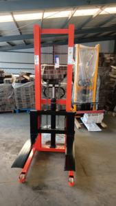 Handmatige Heftruck 1ton 2 Ton 3ton Reach <span class=keywords><strong>Stacker</strong></span> Zelfladende Handmatige Stapelaar Vorkheftruck - Product Image 3