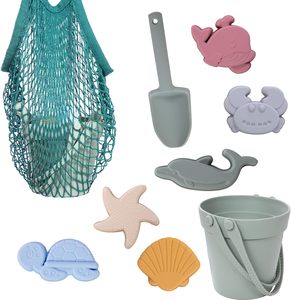 Ensemble <span class=keywords><strong>de</strong></span> jouets <span class=keywords><strong>de</strong></span> plage en silicone <span class=keywords><strong>pour</strong></span> enfants avec <span class=keywords><strong>sac</strong></span> <span class=keywords><strong>de</strong></span> <span class=keywords><strong>sable</strong></span> portable et moules <span class=keywords><strong>pour</strong></span> jouets <span class=keywords><strong>de</strong></span> <span class=keywords><strong>sable</strong></span> Ensemble <span class=keywords><strong>de</strong></span> bacs <span class=keywords><strong>à</strong></span> <span class=keywords><strong>sable</strong></span> <span class=keywords><strong>pour</strong></span> bambins 8 pièces - Product Image 1
