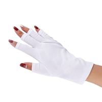 Gants demi-doigts anti-UV UPF50+ respirants et réutilisables, les plus vendus, pour lampe à ongles, manucure, salon et usage domestique