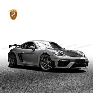 Pour Porsche 718 Cayman Boxster GT4RS, prise <span class=keywords><strong>d</strong></span>'<span class=keywords><strong>air</strong></span> latérale en carbone sec - Product Image 5