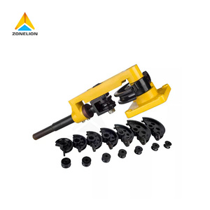 Dobladora de tubos de acero inoxidable portátil de 180 grados, Herramienta de procesamiento Manual de aleación y PVC - Product Image 1