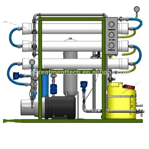 Filtro de agua móvil para planta de ósmosis inversa, purificador de agua, sistema de agua potable ro montado en remolque