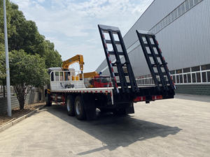 Howo 6 x4 10-גלגל שטוח נמוך עם 5 טון טלסקופי בום מנוף דיזל דיזל חדש למכירה - Product Image 5