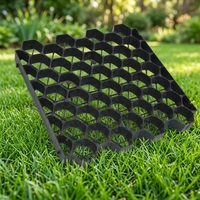 Grilles de pavage en plastique pour gazon 38/50/70mm, stabilisateur de gravier, grille de gazon pour parking, allée, voie d'accès, pelouse, plantation