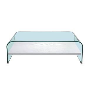 Mesa de Centro Moderna de Vidrio de Lujo con Almacenamiento, Ligera, de Alta Calidad, Móvil para Muebles de Sala de Estar - Product Image 2