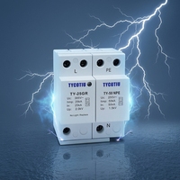 Dispositif de protection contre les surtensions TYCOTIU TY-25GR 1+1 T1, protection contre la foudre industrielle, matériau plastique