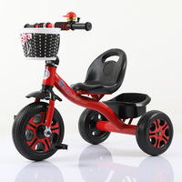 Tricycle pour bébé 2026, vente chaude en Chine / Vélo jouet en métal à 3 roues pour enfants de 3 à 6 ans