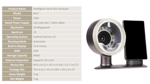 Analizador de Piel Clínico 2026, Tecnología Espectral 10, Máquina Analizadora Facial Portátil - Product Image 2