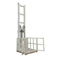Petit ascenseur vertical domestique, plateforme élévatrice d'accès au plancher résidentiel intérieur avec couvercle de protection en acier inoxydable
