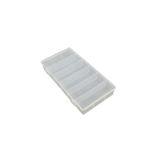 Transparent Component Box 6 Grids 21x10.8x3cm With Lid For Desktop Storage Parts Organizing Tool Box - Product Image 5