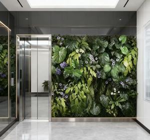 Décoration intérieure préservée de mur vert artificiel élégant à faible <span class=keywords><strong>entretien</strong></span> de haute qualité pour l'espace d'affaires extérieur Cheer de Noël - Product Image 4