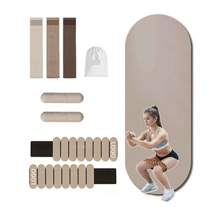 Venta al por mayor Barra de barra de mancuerna de silicona anillo de energía con el logotipo bandas de botín gimnasio en casa Fitness Kit Yoga <span class=keywords><strong>Pilates</strong></span> Accesorios - Product Image 1