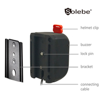 Solution de sécurité pour micro-mobilité à deux roues, étanche IPX7, connexion filaire IoT, UART, verrouillage de casque de location, trottinette auto-équilibrante