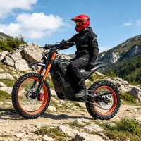 Motos électriques tout-terrain 6000W haute puissance, moto électronique professionnelle, vente en gros, moto de cross électrique pour adultes