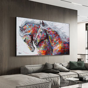 Iving-pintura artística moderna de <span class=keywords><strong>caballos</strong></span>, oom ecor Nimal Wo unning orses todas las ictures - Product Image 2