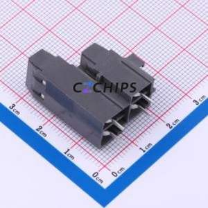 140-E-253/04 <b>Screw</b> Terminal <b>Block</b> Through hole Component (THT),P=5.08mm Connector 2x2P 5mm Gray Through Hole - Product Image 1