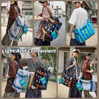Tas Ransel Olahraga Gym Travel Besar dengan Logo Custom, Dapat Dibalik, Dilengkapi Kantong Anti Maling, Dompet Gratis, dan Sleeve Trolley